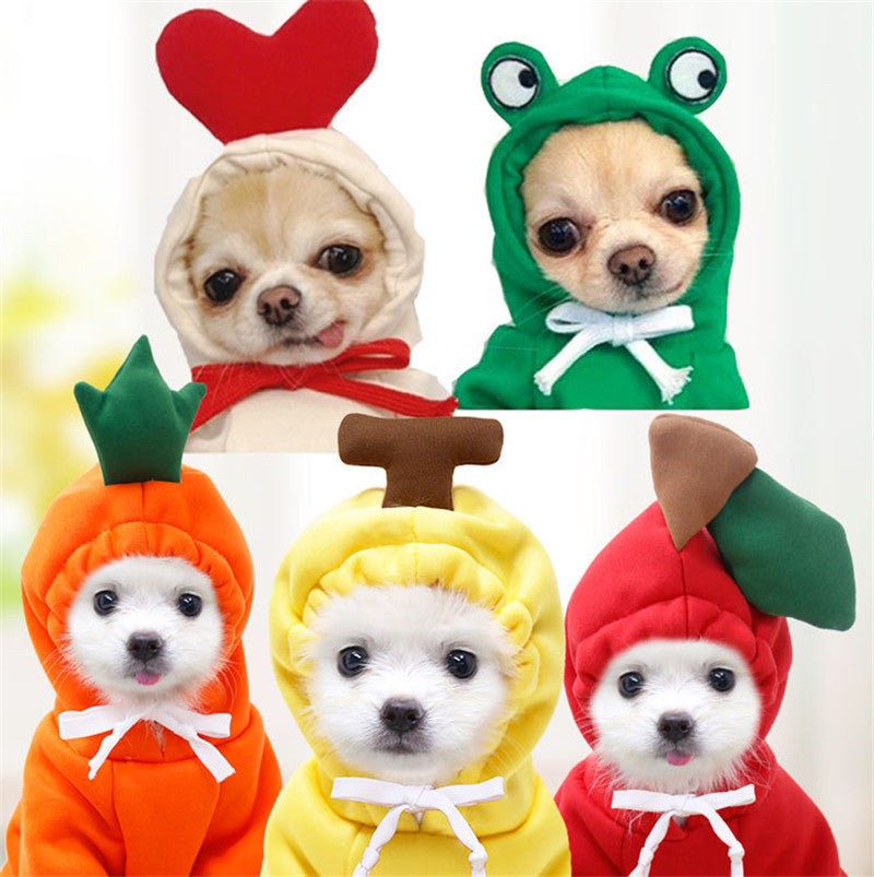 Cute Fruit Dog Clothes For Small Dogs Hoodies 4.7 ⭐⭐⭐⭐✰ out of 5 stars (1321)