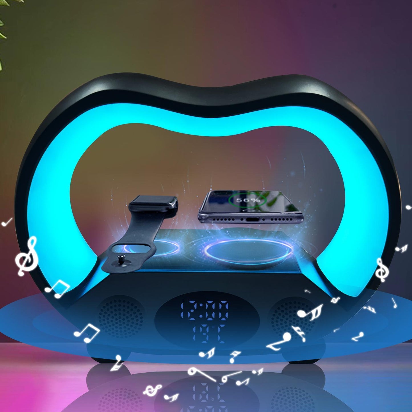 6 In 1 Wireless Charging Night Light Wireless Speaker 4.5 ⭐⭐⭐⭐✰ out of 5 stars (534)