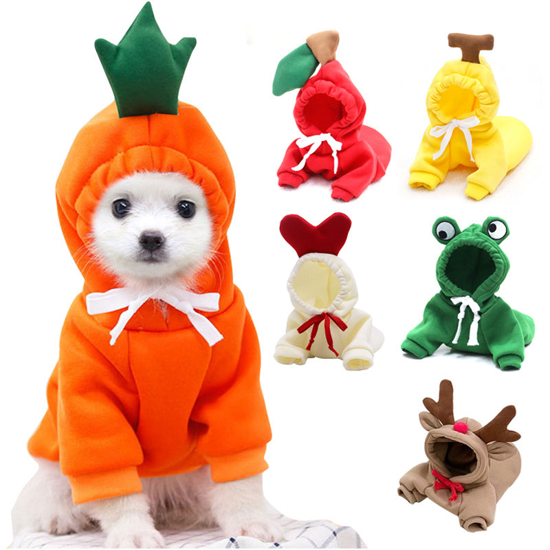 Cute Fruit Dog Clothes For Small Dogs Hoodies 4.7 ⭐⭐⭐⭐✰ out of 5 stars (1321)