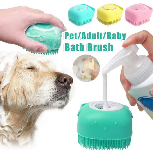 Silicone Dog Bath Massage Gloves Brush 4.7 ⭐⭐⭐⭐✰ out of 5 stars (463)