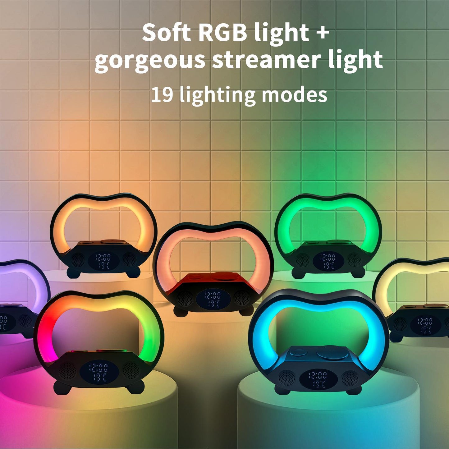 6 In 1 Wireless Charging Night Light Wireless Speaker 4.5 ⭐⭐⭐⭐✰ out of 5 stars (534)